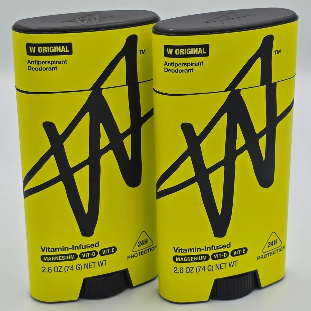 W By Jake Paul Men's Antiperspirant Deodorant Solids W Original 2.6 oz (2 Pack)